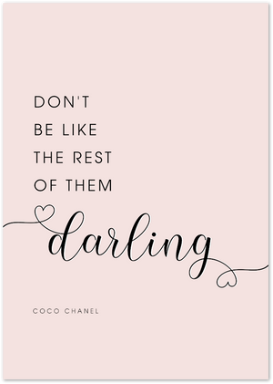 Posterux© | Coco Chanel Quote – Chic Minimalist Poster poster – premium wall art