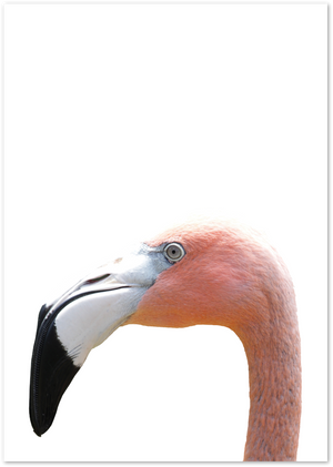 Posterux© | Flamingo Elegance – Minimalist Animal Art poster – premium wall art