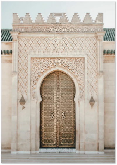 Posterux© | Moroccan Gateway – Ornate Architecture Poster poster – premium wall art