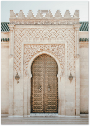 Posterux© | Moroccan Gateway – Ornate Architecture Poster poster – premium wall art