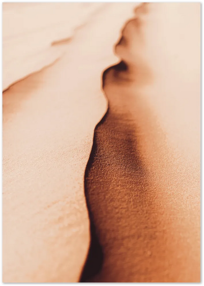 Posterux© | Desert Flow – Minimalist Sand Dunes Poster poster – premium wall art