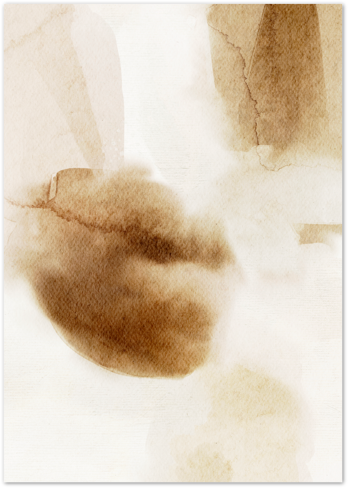 Posterux© | Watercolor Earth Tones – Abstract Art Poster poster – premium wall art