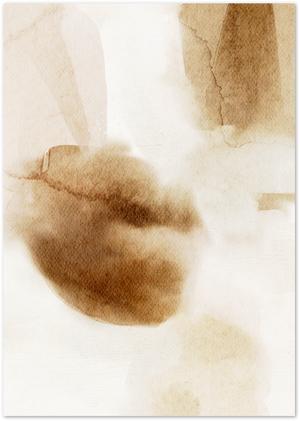 Posterux© | Watercolor Earth Tones – Abstract Art Poster poster – premium wall art