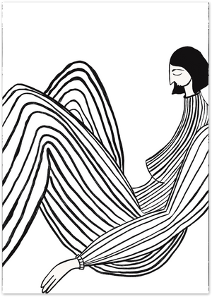 Posterux© | Line Art Figure – Modern Abstract Poster poster – premium wall art