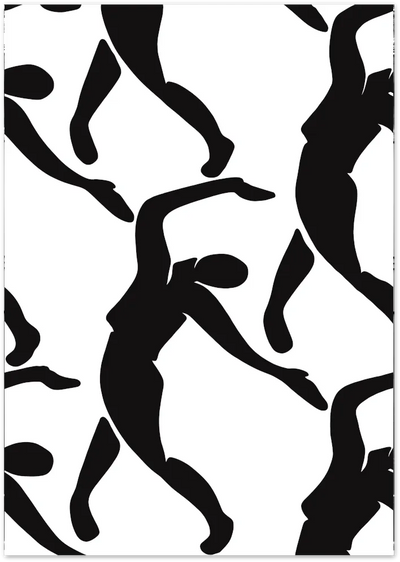 Posterux© | Dynamic Motion – Abstract Figure Art Poster poster – premium wall art