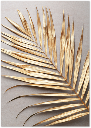 Posterux© | Golden Palm Leaf – Botanical Art Poster poster – premium wall art