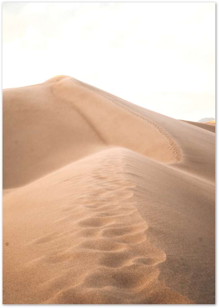 Posterux© | Sand Dunes 2 – Minimalist Nature Poster poster – premium wall art