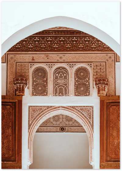 Posterux© | Moroccan Archway – Elegant Islamic Architecture Print poster – premium wall art