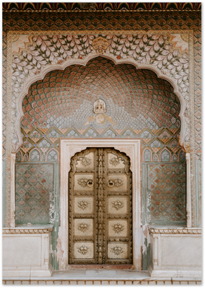 Posterux© | Indian Palace Door Poster – Opulent Architectural Photography poster – premium wall art