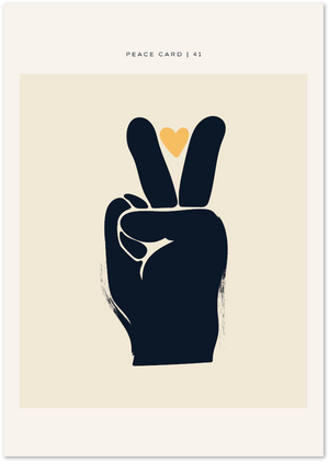 Posterux© | Peace Sign Poster – Minimalist Symbol of Harmony poster – premium wall art