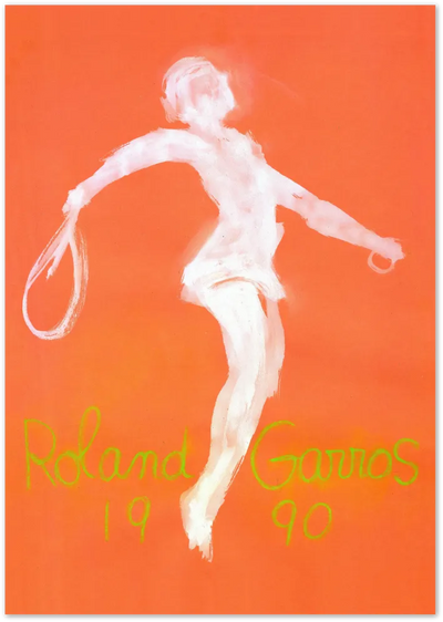 Posterux© | Roland Garros 1990 Poster – Vintage French Open Artwork poster – premium wall art
