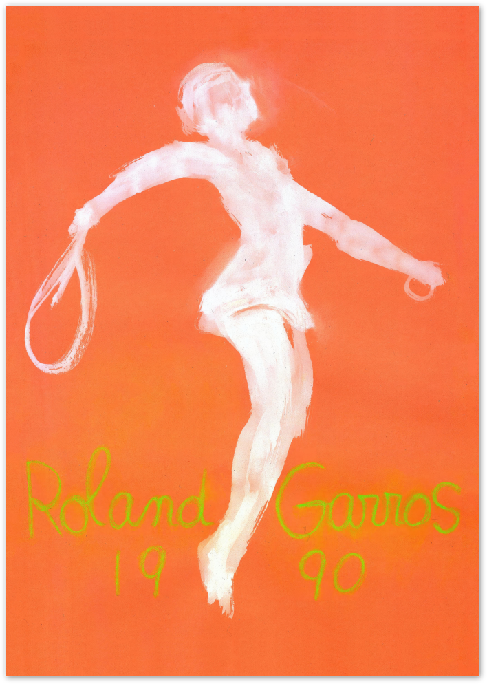 Posterux© | Roland Garros 1990 Poster – Vintage French Open Artwork poster – premium wall art