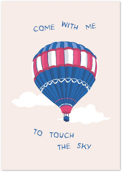 Posterux© | Hot Air Balloon Poster – Dreamy Adventure Art poster – premium wall art