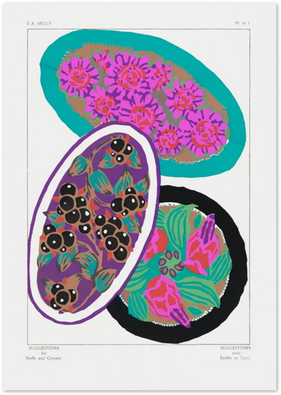 Posterux© | Vintage Art Deco Carpet Design – E.A. Séguy Print poster – premium wall art