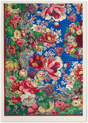 Posterux© | Baroque Floral Pattern Poster – Romantic Vintage Design poster – premium wall art