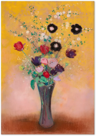 Posterux© | Wildflower Vase Poster – Vintage Floral Elegance poster – premium wall art