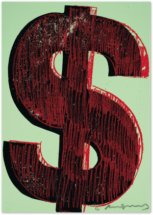 Posterux© | Dollar Sign Poster – Retro Warhol-Style Money Art poster – premium wall art