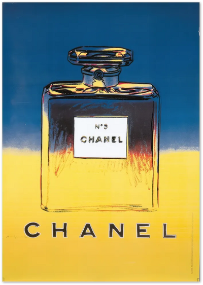 Posterux© | Chanel Nº5 Poster – Vintage Perfume Pop Art poster – premium wall art