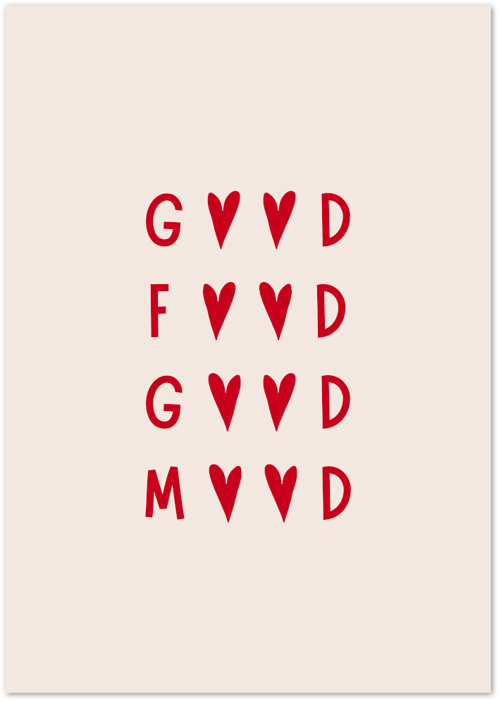 Posterux© | Good Food Mood Poster – Fun Minimalist Quote Print poster – premium wall art