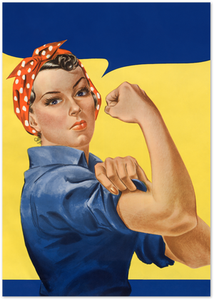 Posterux© | We Can Do It Poster – Rosie the Riveter Feminist Art Print poster – premium wall art