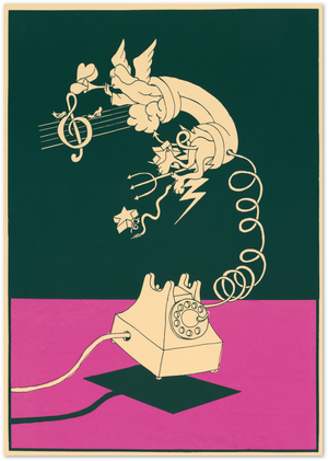 Posterux© | Surreal Phone Poster – Retro Abstract Line Art Print poster – premium wall art