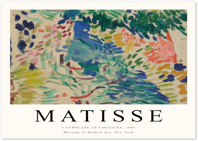 Posterux© | Matisse Landscape Poster – Fauvist Fine Art Reproduction poster – premium wall art