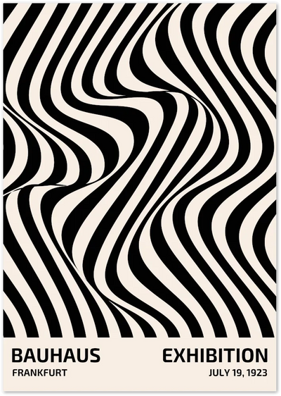 Posterux© | Bauhaus Exhibition Poster – Vintage Modernist Art Print poster – premium wall art