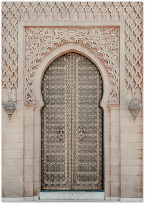 Posterux© | Ornate Archway – Moroccan Architecture Poster poster – premium wall art