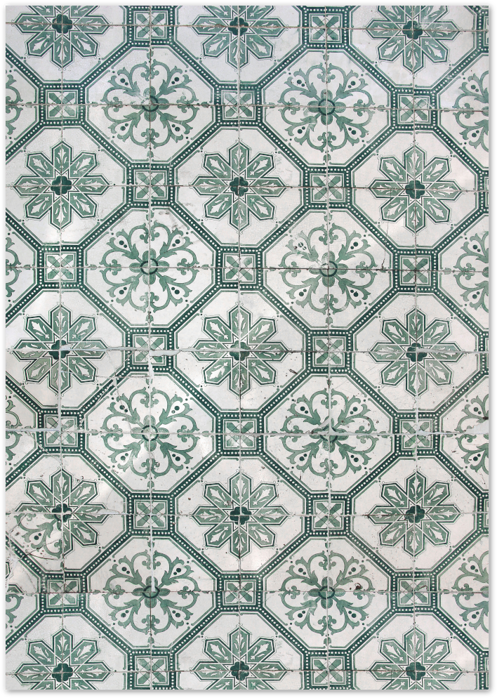 Posterux© | Vintage Tile Pattern – Elegant Wall Art Print poster – premium wall art