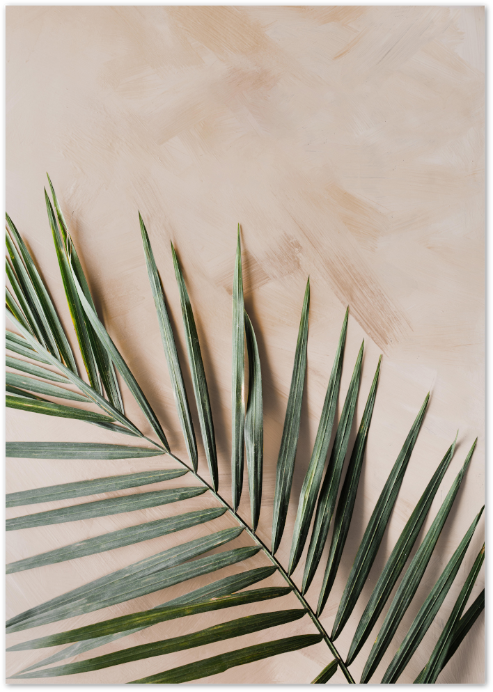 Posterux© | Minimalist Palm Leaf – Botanical Wall Art poster – premium wall art