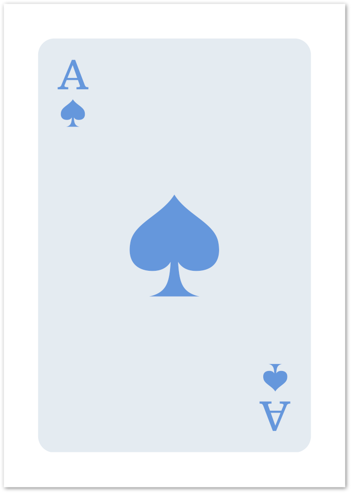 Posterux© | Ace of Spades Poster – Sleek Minimal Card Design poster – premium wall art