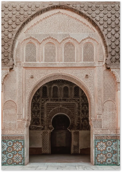 Posterux© | Moroccan Archway – Timeless Architecture Print poster – premium wall art