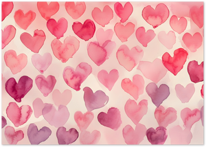 Posterux© | Pink Café Gallery Wall – Set of 4 Posters poster – premium wall art