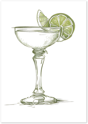 Posterux© | Cheers & Cocktails Gallery Wall – Set of 5 Posters poster premium poster by Posterux