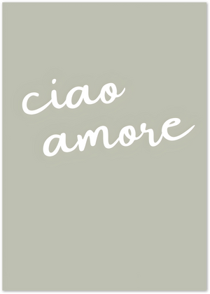 Posterux© | Ciao Amore – Italian Affection poster – premium wall art