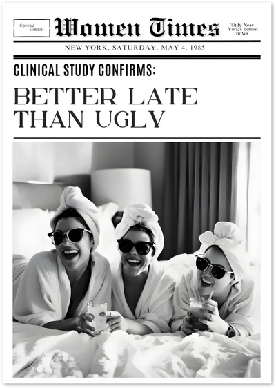 Posterux© | Spa Party Poster – Glam Girls & Mimosas poster – premium wall art