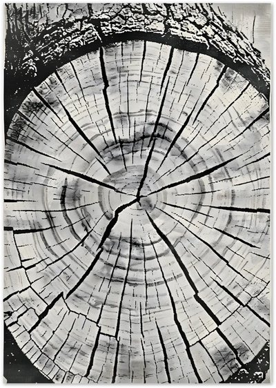 Posterux© | Tree Rings Poster – Natural Wood Grain Close-Up poster – premium wall art
