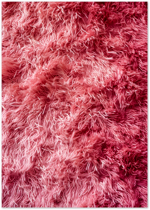 Posterux© | Pink Furry Texture Poster – Fluffy Abstract Softness poster – premium wall art