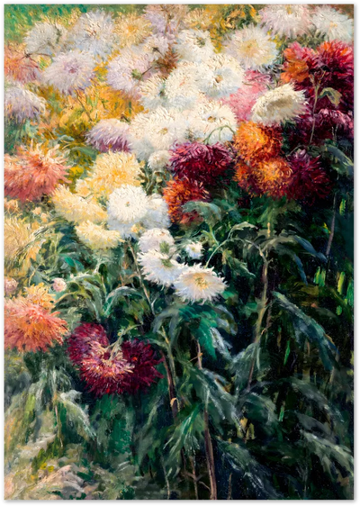 Posterux© | Dahlia Garden Poster – Impressionist Floral Art poster – premium wall art