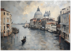 Posterux© | Venice Grand Canal Poster – Romantic Gondola View poster – premium wall art