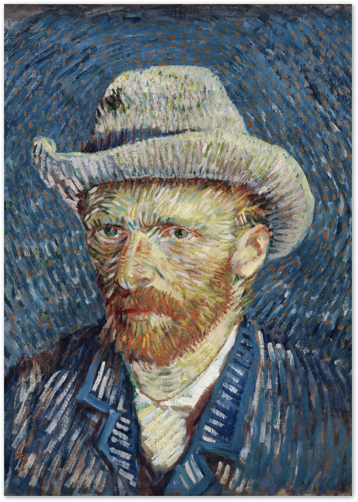 Posterux© | Van Gogh Self-Portrait Poster – Iconic Artist Reproduction poster – premium wall art