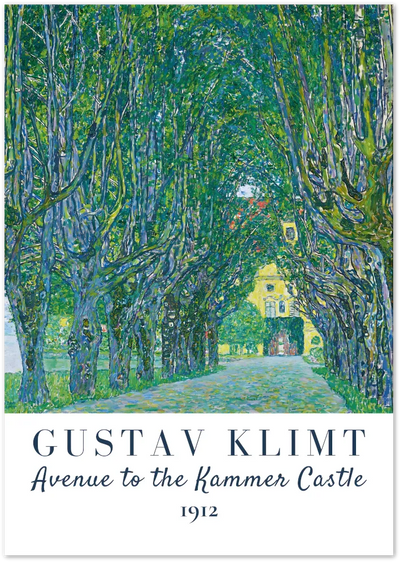 Posterux© | Avenue to the Kammer Castle Poster – Gustav Klimt Fine Art poster – premium wall art
