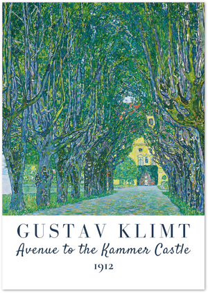 Posterux© | Avenue to the Kammer Castle Poster – Gustav Klimt Fine Art poster – premium wall art