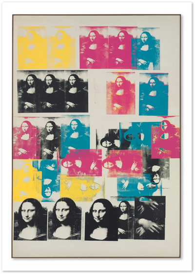 Posterux© | Warhol Mona Lisa Pop Poster – Colorful Art Remix poster – premium wall art