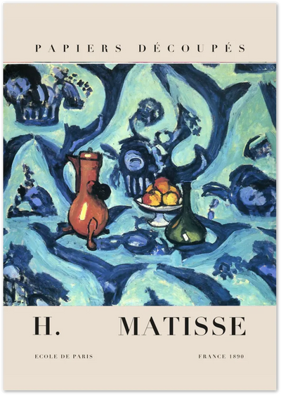 Posterux© | The Blue Room Poster – Matisse Interior Masterpiece poster – premium wall art