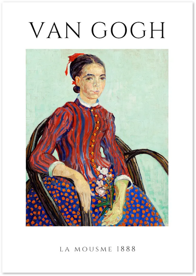 Posterux© | La Mousmé – Van Gogh Portrait Poster poster – premium wall art
