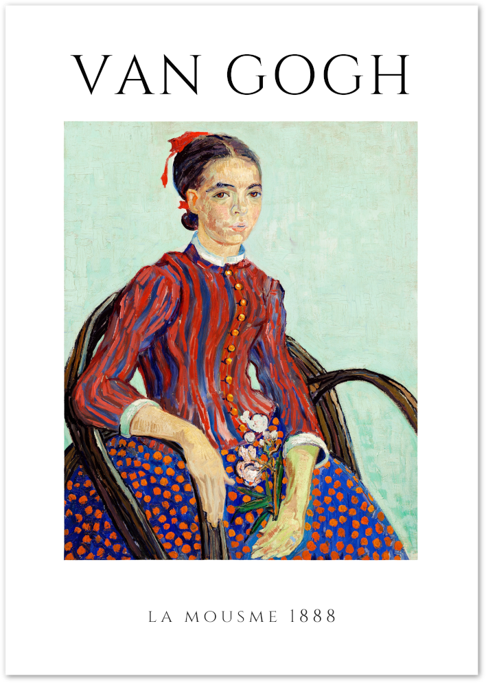 Posterux© | La Mousmé – Van Gogh Portrait Poster poster – premium wall art