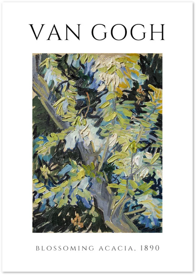 Posterux© | Blossoming Acacia – Van Gogh Botanical Study Poster poster – premium wall art
