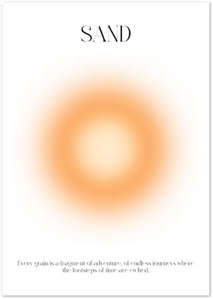 Posterux© | Sand – Minimalist Earth Element Poster poster – premium wall art