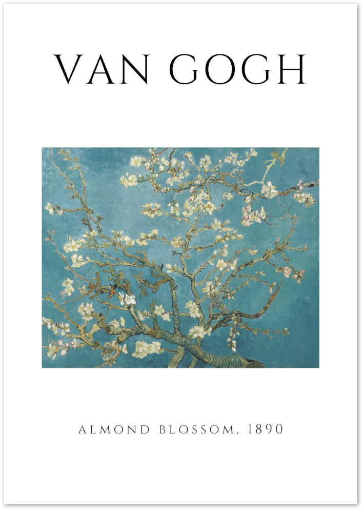 Posterux© | Almond Blossom Poster – Van Gogh Wall Art poster – premium wall art